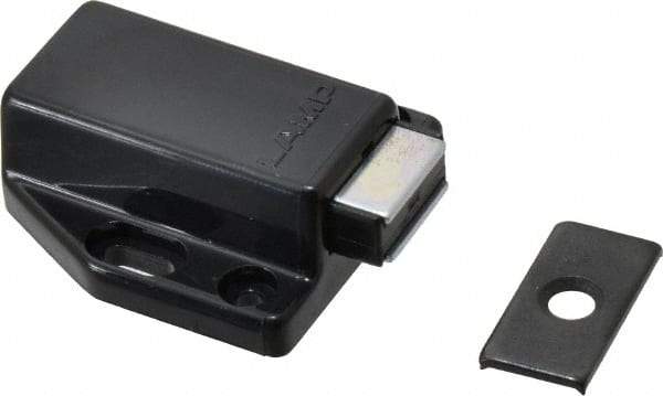 Sugatsune - 1-23/32" Long x 1-27/64" Wide x 9/16" High, Magnetic Touch Latch - ABS Plastic & Steel, with Yellow Chromate Finish - Benchmark Tooling