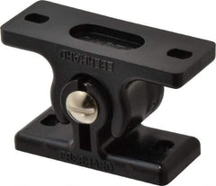 Sugatsune - 2-17/64" Long x 1" Wide x 1-1/4" High, Polyamide Adjustable Knuckle Catch - Black Coated, 18 - 44 Magnetic Force, 18-44 N/Lb Pull Force, 29-59 N/Lb Push Force, 2-41/64" Long Strike, 1-1/4" Wide Strike - Benchmark Tooling