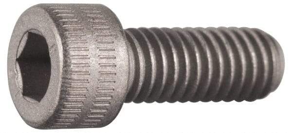 Made in USA - #2-56 UNC Hex Socket Drive, Socket Cap Screw - Grade A-286 Alloy Steel, Passivated Finish, Fully Threaded, 3/16" Length Under Head - Benchmark Tooling