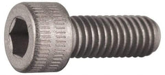 Made in USA - #10-32 UNF Hex Socket Drive, Socket Cap Screw - Grade A-286 Alloy Steel, Passivated Finish, Fully Threaded, 3/8" Length Under Head - Benchmark Tooling