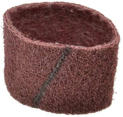 Brite Star - 3" Wide x 10-11/16" OAL, 120 Grit, Aluminum Oxide Abrasive Belt - Aluminum Oxide, Medium, Nonwoven, Series SC-BS - Benchmark Tooling