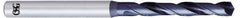 OSG - #22 130° Powdered Metal Jobber Drill - V Finish, Right Hand Cut, Spiral Flute, Straight Shank, 75mm OAL, Standard Point - Benchmark Tooling