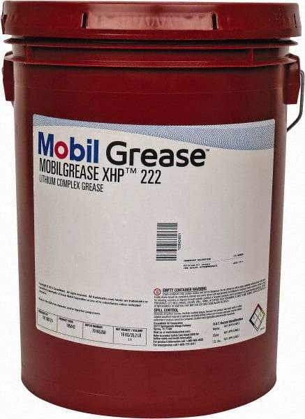 Mobil - 35.2 Lb Pail Lithium High Temperature Grease - Dark Blue, High Temperature, NLGIG 2, - Benchmark Tooling