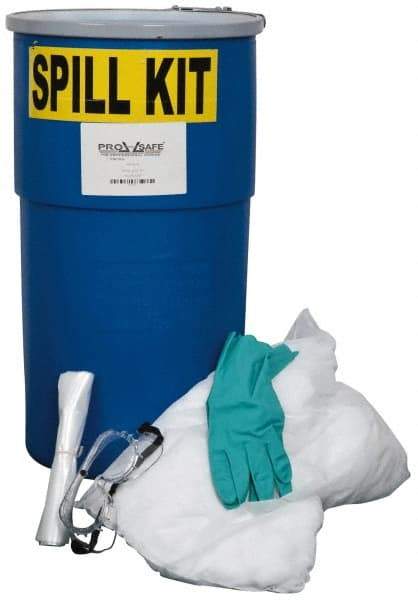 PRO-SAFE - Oil Only Spill Kit - 14 Gal Polypropylene Pail - Benchmark Tooling