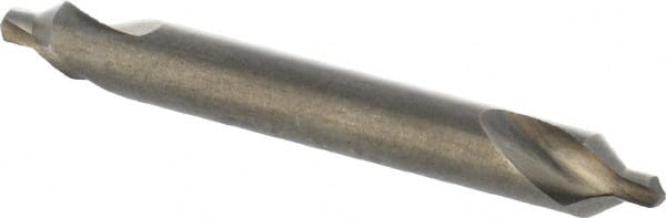 Chicago-Latrobe - #2 Plain Cut 60° Incl Angle High Speed Steel Combo Drill & Countersink - Benchmark Tooling