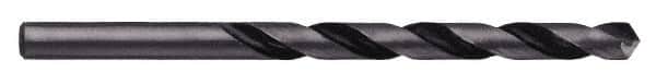 Chicago-Latrobe - 21/64" 118° High Speed Steel Jobber Drill - Oxide Finish, Right Hand Cut, Spiral Flute, Straight Shank, 4-5/8" OAL, Split Point - Benchmark Tooling