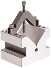 Value Collection - 2-1/4" Max Capacity, 90° Angle, Hardened Steel V-Block - 4" Long x 3" Wide x 3" High, Sold as Individual - Benchmark Tooling