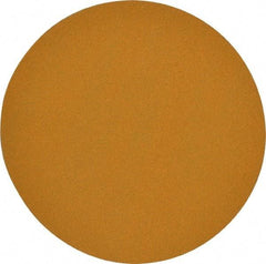 Made in USA - 6" Diam, 60 Grit, Aluminum Oxide Hook & Loop Disc - Medium Grade, Coated, E Weight Paper Backing, - Benchmark Tooling