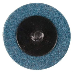 Standard Abrasives - 1" Disc Diam, 40 Grit, Aluminum Oxide Quick Change Disc - Type R Attaching System, Coated, Brown, Coarse Grade, 40,000 RPM - Benchmark Tooling