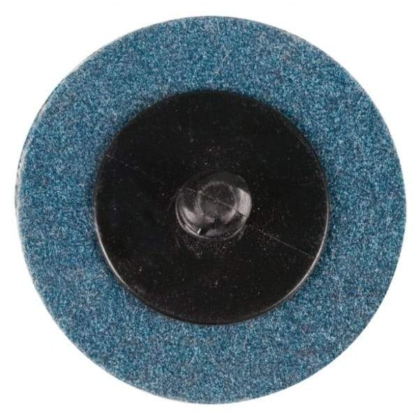 Standard Abrasives - 3" Disc Diam, 40 Grit, Aluminum Oxide Quick Change Disc - Type R Attaching System, Coated, Brown, Coarse Grade, 20,000 RPM - Benchmark Tooling