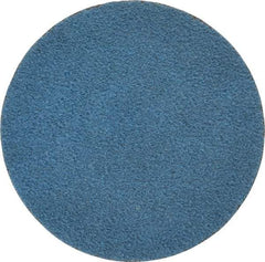 Tru-Maxx - 2" Disc Diam, 80 Grit, Zirconia Alumina Quick Change Disc - Type S Attaching System, Coated, Blue, Medium Grade, 30,000 RPM - Benchmark Tooling