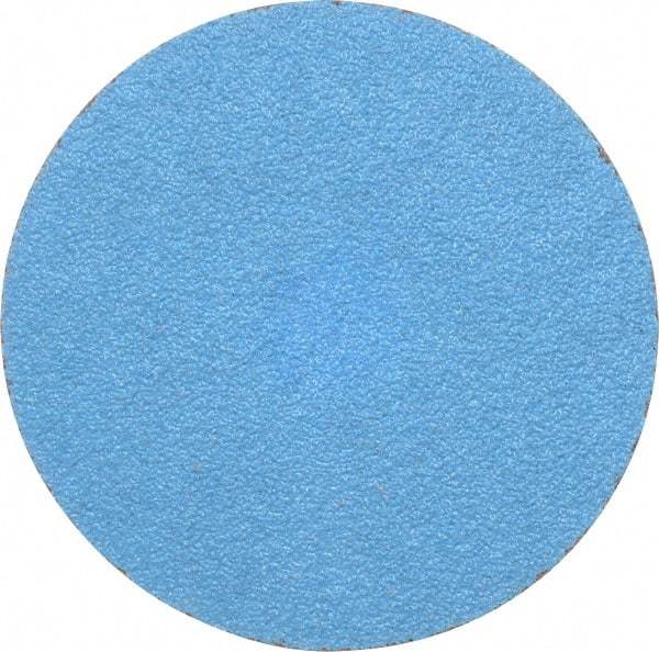 Tru-Maxx - 3" Disc Diam, 60 Grit, Zirconia Alumina Quick Change Disc - Type S Attaching System, Coated, Blue, Medium Grade, 20,000 RPM - Benchmark Tooling
