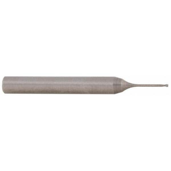 Accupro - 3mm Diam 2 Flute Solid Carbide 0.25mm Corner Radius End Mill - Benchmark Tooling