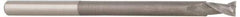 Accupro - 3/4", 1-1/2" LOC, 3/4" Shank Diam, 6" OAL, 4 Flute, Solid Carbide Square End Mill - Single End, AlTiN Finish, Spiral Flute, 40° Helix, Centercutting, Right Hand Cut, Right Hand Flute - Benchmark Tooling