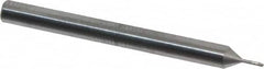 Accupro - 0.025" Min Bore Diam, 0.1" Max Bore Depth, 1/8 Shank Diam, Boring Bar - Right Hand Cut, Solid Carbide, Bright Finish - Exact Industrial Supply