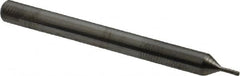 Accupro - 0.03" Min Bore Diam, 0.1" Max Bore Depth, 1/8 Shank Diam, Boring Bar - Right Hand Cut, Solid Carbide, Bright Finish - Exact Industrial Supply