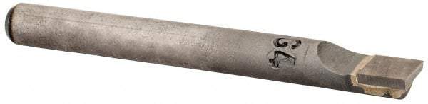 Accupro - 1/4" Min Bore Diam, 1-1/4" Max Bore Depth, 1/4 Shank Diam, Boring Bar - Neutral Cut, Carbide-Tipped, Bright Finish - Exact Industrial Supply