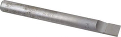 Accupro - 1/2" Min Bore Diam, 2-1/2" Max Bore Depth, 1/2 Shank Diam, Boring Bar - Neutral Cut, Carbide-Tipped, Bright Finish - Exact Industrial Supply