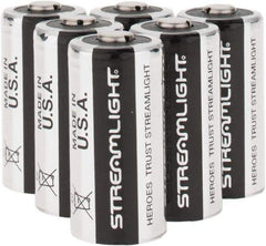 Streamlight - Size CR123A, Lithium, 6 Pack, Standard Battery - 3 Volts - Benchmark Tooling