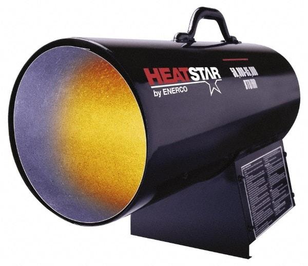 Heatstar - 50,000 to 85,000 BTU Rating, Propane Forced Air Heater - 2,000 Sq Ft Max Heating Area, 20 Lb Capacity, Fuel with Propane - Benchmark Tooling