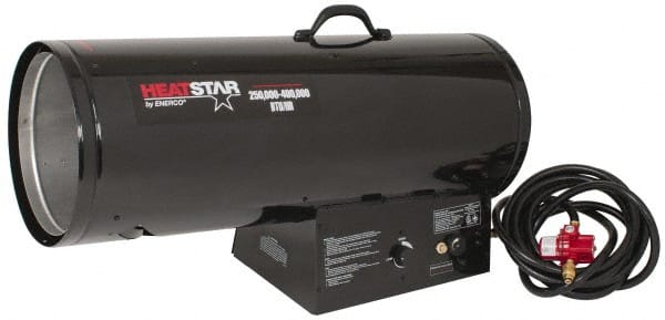 Heatstar - 250,000 to 400,000 BTU Rating, Propane Forced Air Heater with Thermostat - Benchmark Tooling