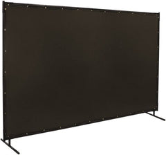 Steiner - 10 Ft. Wide x 6 Ft. High x 3/4 Inch Thick, 14 mil Thick Transparent Vinyl Portable Welding Screen Kit - Gray - Benchmark Tooling