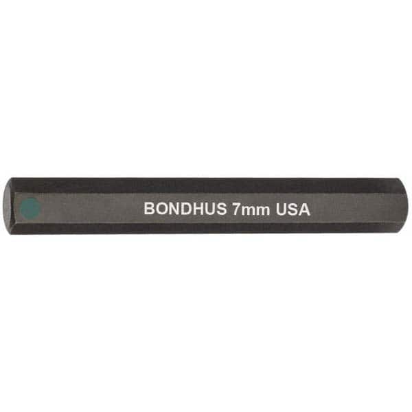 Bondhus - 7mm Hex Drive Bit - Benchmark Tooling