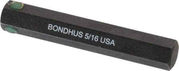 Bondhus - 5/16" Hex Drive Bit - 2" OAL - Benchmark Tooling