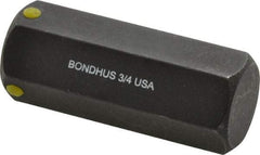 Bondhus - 3/4" Hex Drive Bit - 2" OAL - Benchmark Tooling