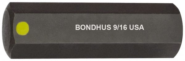 Bondhus - 9/16" Hex Drive Bit - Benchmark Tooling