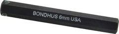 Bondhus - 6mm Hex Drive Bit - 2" OAL - Benchmark Tooling