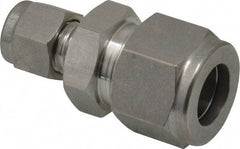 Ham-Let - 1/2 x 1/4" OD, Grade 316Stainless Steel Union - Comp x Comp Ends - Benchmark Tooling
