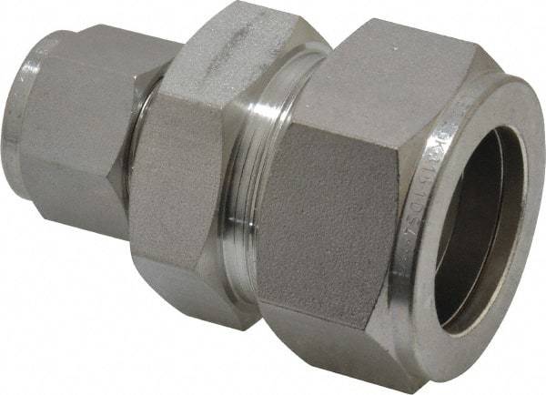 Ham-Let - 1 x 1/2" OD, Grade 316Stainless Steel Union - Comp x Comp Ends - Benchmark Tooling