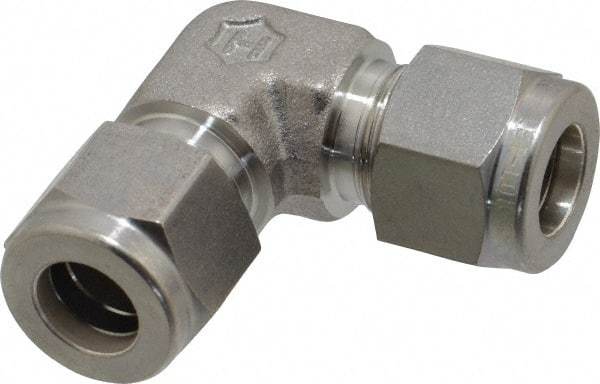 Ham-Let - 3/8" OD, Grade 316Stainless Steel Union Elbow - Comp x Comp Ends - Benchmark Tooling
