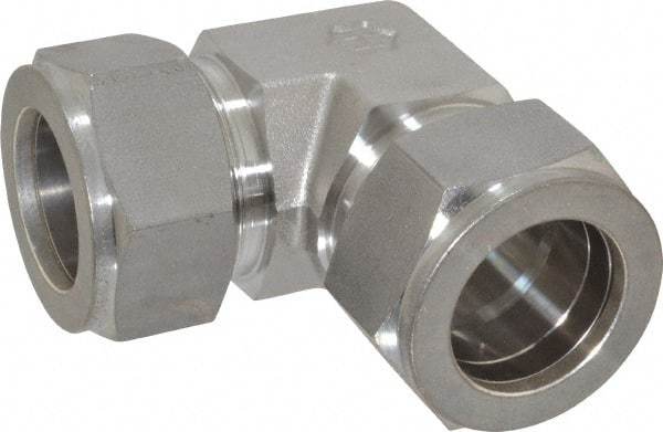 Ham-Let - 1" OD, Grade 316Stainless Steel Union Elbow - Comp x Comp Ends - Benchmark Tooling