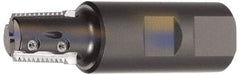 Kennametal - 18mm Cut Diam, 43mm Max Hole Depth, 25mm Shank Diam, Internal/External Indexable Thread Mill - Insert Style TMS, 3 Inserts, Toolholder Style TMT, 102mm OAL - Benchmark Tooling