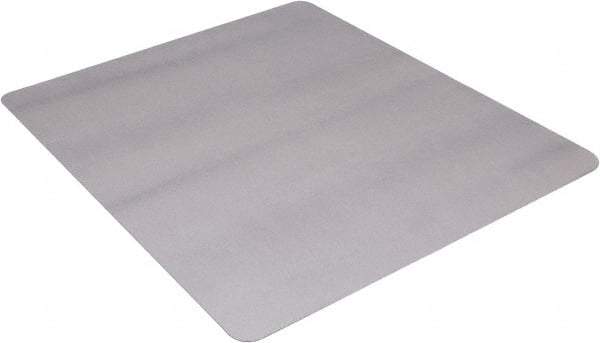 Aleco - 53" Long x 45" Wide, Chair Mat - Rectangular, Straight Edge Style, Texured Both Sides - Benchmark Tooling