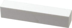 Norton - 220 Grit Aluminum Oxide Square Dressing Stick - 4 x 3/4 x 3/4, Very Fine Grade, Vitrified Bond - Benchmark Tooling