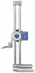 Fowler - 12" Dial Height Gage - 0.001" (Fine Indicator Reading), 0.1" (Coarse Reading)" Graduation, Accurate to 0.0015", Dial and Counter Display - Benchmark Tooling
