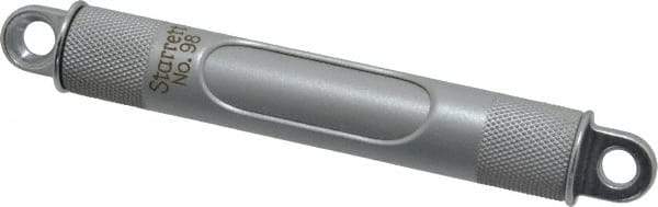 Starrett - 6 Inch Long, Level Replacement Tube and Plug - Black, Use With 98-6 Machinists' Levels - Benchmark Tooling