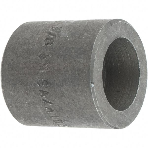 Made in USA - Size 3/8", Class 3,000, Forged Carbon Steel Black Pipe Coupling - 3,000 psi, Socket Weld End Connection - Benchmark Tooling