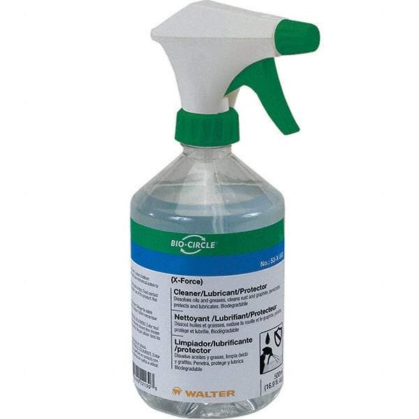 WALTER Surface Technologies - 16.9 oz Plastic Bottle & Trigger Sprayer - Clear - Benchmark Tooling