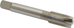 OSG - 5/8-18 UNF, 3 Flute, Bright Finish, Vanadium High Speed Steel Spiral Point Tap - Plug Chamfer, Right Hand Thread, 3-13/16" OAL, 1-13/16" Thread Length, 0.48" Shank Diam, 3B Class of Fit - Exact Industrial Supply
