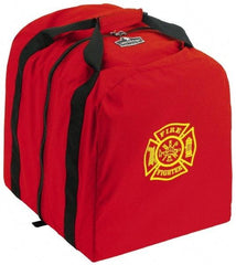 Ergodyne - 0 Pocket, 5400 Cubic Inch, 1000D Nylon Empty Gear Bag - 18 Inch Wide x 15 Inch Deep x 20 Inch High, Red, Fire and Rescue Logo, Model No. 5063 - Benchmark Tooling