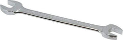 Blackhawk by Proto - 16mm x 17mm Standard Open End Wrench - 8-5/16" OAL, Double End, Chrome Finish, 15° Head Angle - Benchmark Tooling