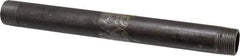 Value Collection - Schedule 80, 1" Diam x 12" Long Black Pipe Nipple - Threaded - Benchmark Tooling