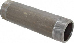 Value Collection - Schedule 80, 2" Diam x 8" Long Black Pipe Nipple - Threaded - Benchmark Tooling