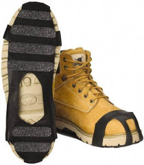 Winter Walking - Size 8-9.5, (Women's Size 9.5-11.5) Overshoe Cleat - Grit Traction, Black - Benchmark Tooling