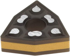 Iscar - WNMG431 TF Grade IC8150 Carbide Turning Insert - TiCN/Al2O3 Finish, 80° Trigon, 1/2" Inscr Circle, 3/16" Thick, 1/64" Corner Radius - Benchmark Tooling