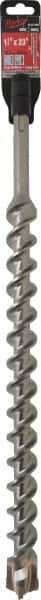 Milwaukee Tool - 1-1/2" Diam, SDS-Max Shank, Carbide-Tipped Rotary & Hammer Drill Bit - Benchmark Tooling